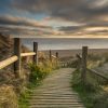 Photograph of the boardwalk leading onto Littlehampton West Beach