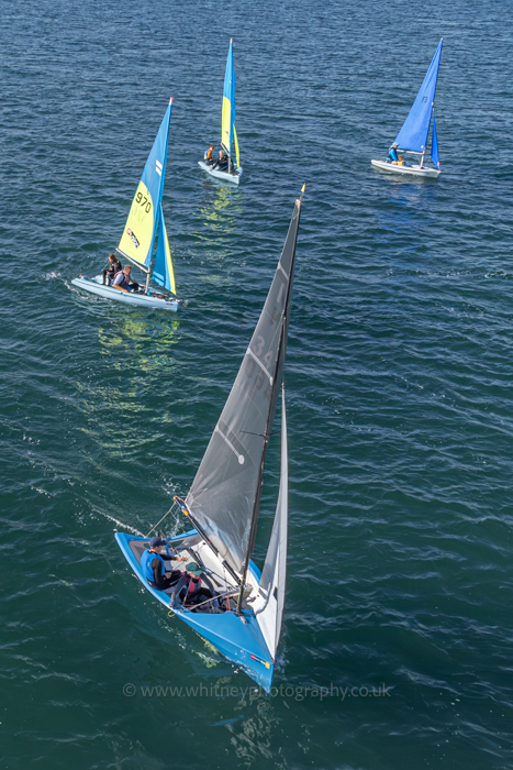 Aerial image of sailing boats near Bognor Regis by drone photographer Chris Whitney