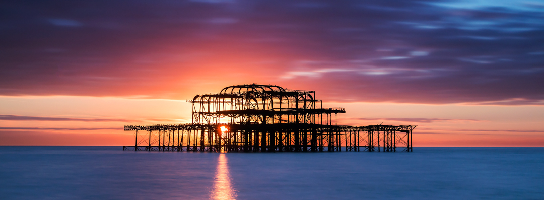 Brighton West Pier in Sussex by landscape photographer Chris Whitney